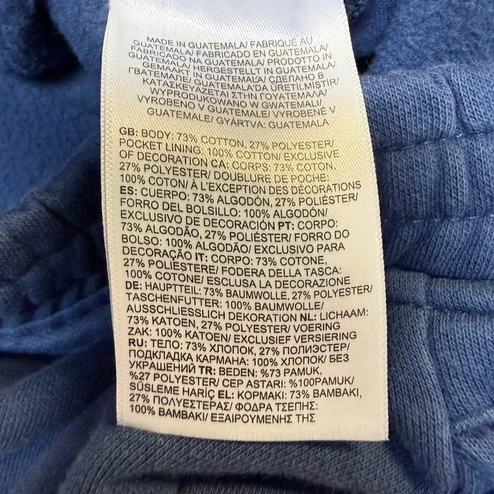The North Face Half Dome Sweatpants Men's Small Blue‎ EUC